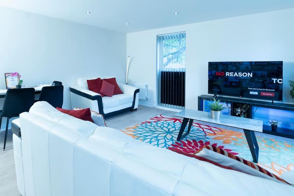 Luxury Ground Floor 2 Bedroom Apartment Free Wifi & Parking Sheffield Ngoại thất bức ảnh